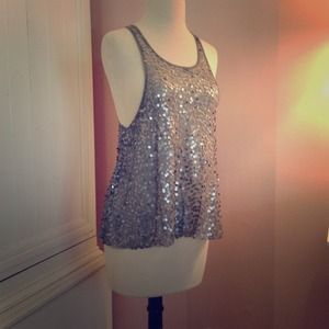 Free People Sequin Tank