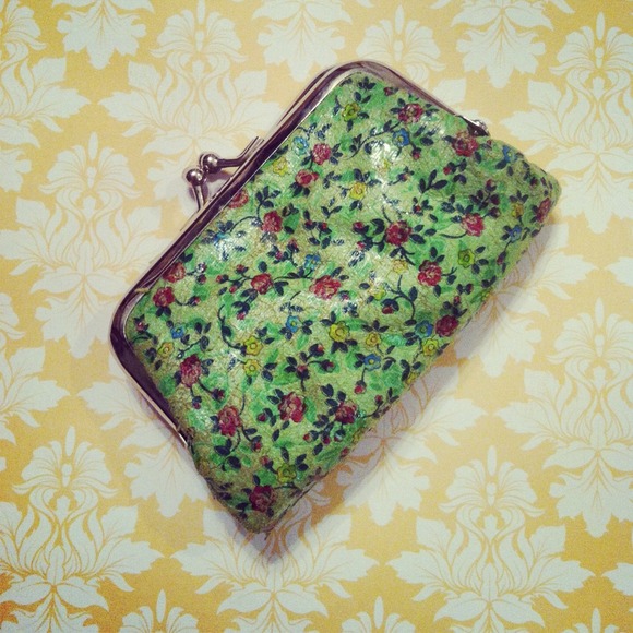 Floral coin purse