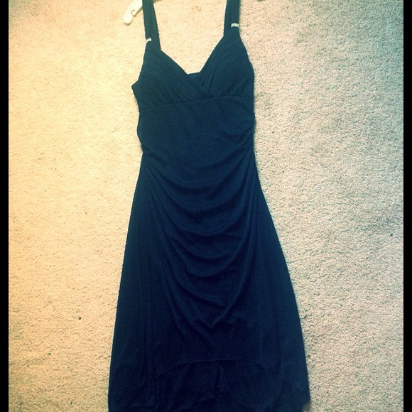 SOLD IN BUNDLE Black hi low dress