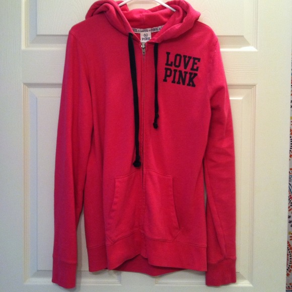 Victoria's Secret PINK zip up hooded sweatshirt