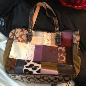 Coach purse patchwork, great condition!