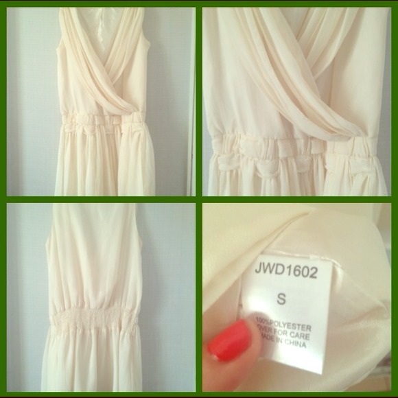 Champagne nude colored sleeveless top