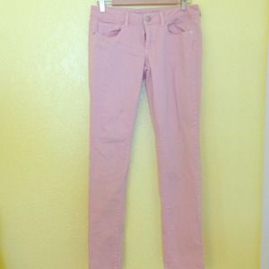 Blush Pink American Eagle Skinny Jeans, 6R