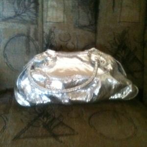 Express Silver Purse