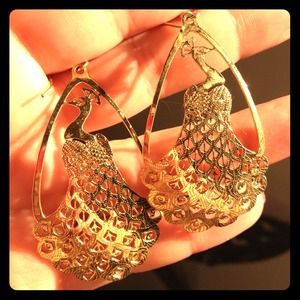 Peacock Earrings