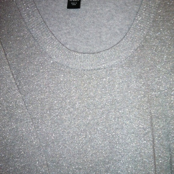🔴SOLD🔴Lane Bryant Gray Shimmer Sweater - Picture 3 of 4