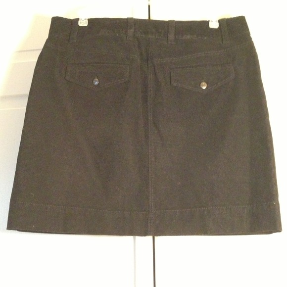 Black corduroy mini skirt - Picture 3 of 3