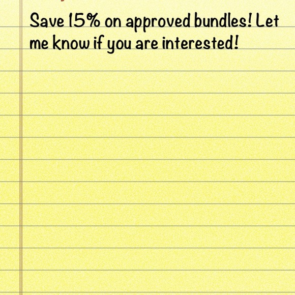 Bundles save 15%!
