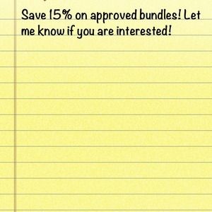 Bundles save 15%!