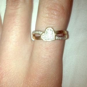 *Newly reduced price* 10k gold and diamond ring