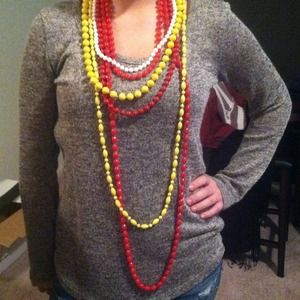 6 beaded necklace set!