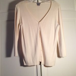 Cream color cardigan