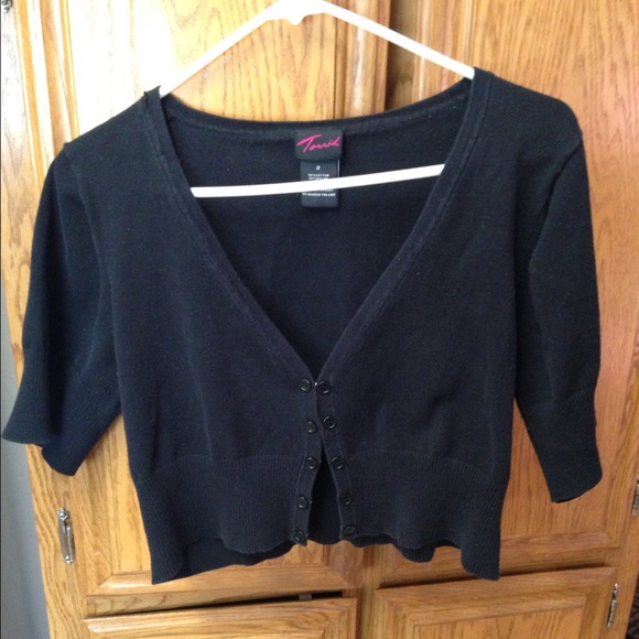 *TRADED to @hcpadilla Torrid black cardigan