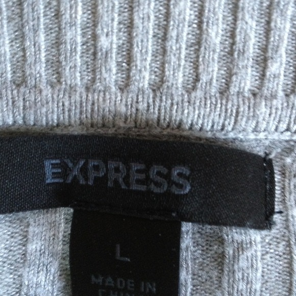 Sold Express Gray Button Up Cardigan - Picture 3 of 3