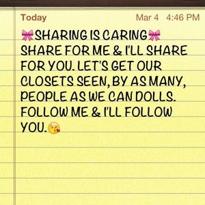 🎀SHARE &FOLLOW🎀