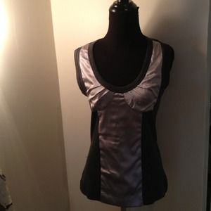 Dolce & Gabbana grey silk and dark grey t-shirt