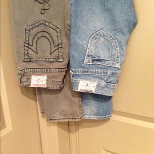 **Reduced** True religion pants for both!!