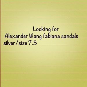 Alexander Wang fabiana sandals