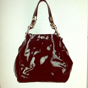 Jimmy Choo Lola Black Patent Leather Tote bag