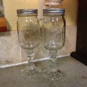 Handmade Country Girl Wine Glasses