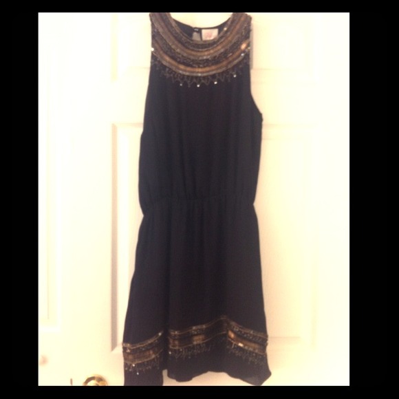 NEW WITH TAGS PARKER BEADED DRESS SIZE L