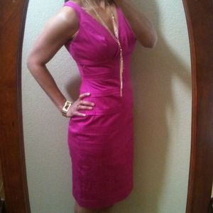 American Living fushia bandage dress!
