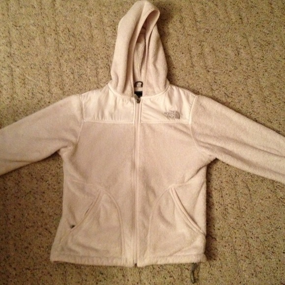 2 fuzzy north faces selling both together!