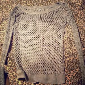 gray thin sweater from Forever 21