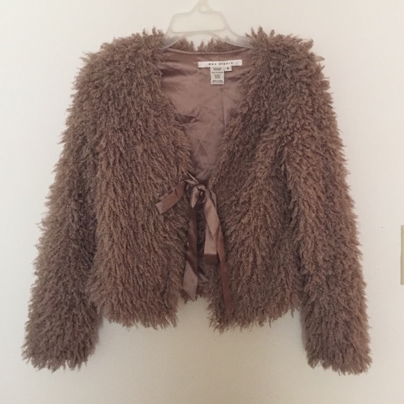 Max studio fuzzy coat