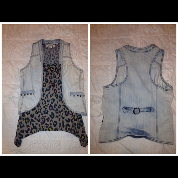 🚫BUNDLED for ZOMBETTIEROSE Rockin Denim vest!