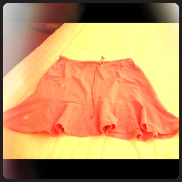Pink beach skirt