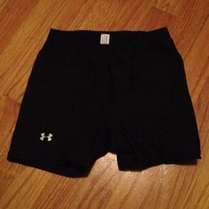 Black under armor shorts