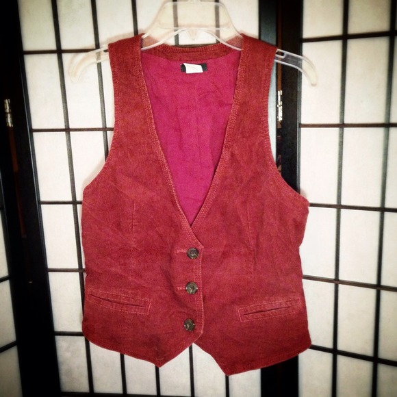 Vintage J.CREW corduroy vest!