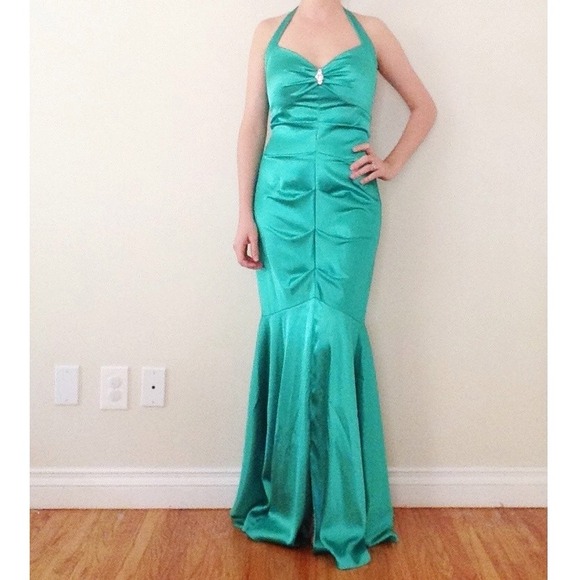 Green prom dress