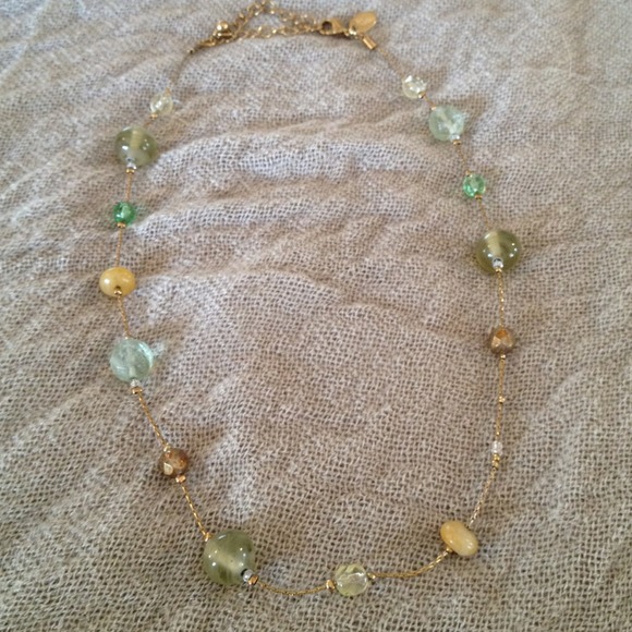 Gorgeous beaded and gold necklace