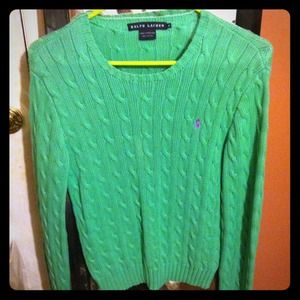 Mint Green Ralph Lauren Sweater