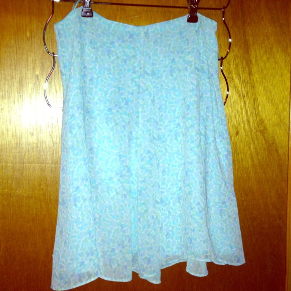 Express polka dot flirty skirt.