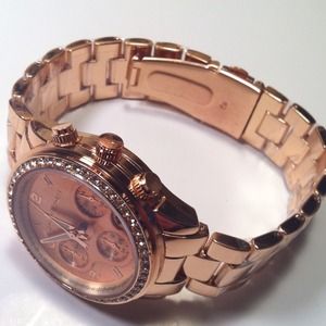 Rosegold Chronograph MK Watch Brand New