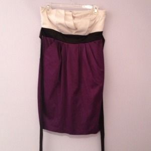 Strapless party dress
