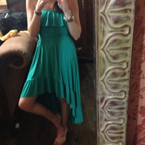 Green beach dress
