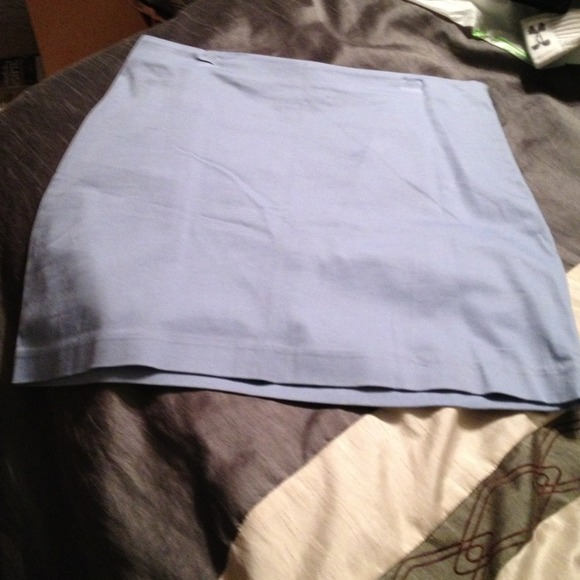 Blue Express skirt.