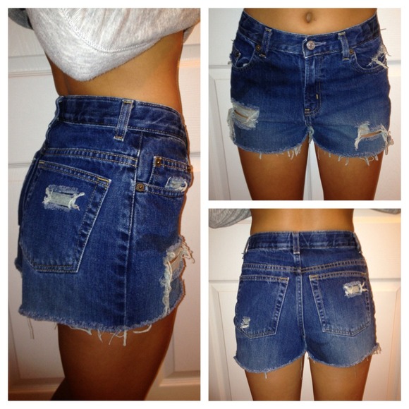 High waisted shorts