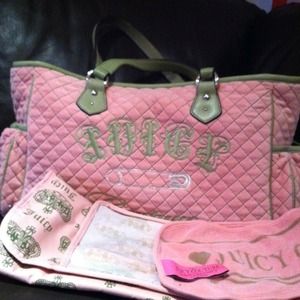 Authentic Juicy Couture Diaper Bag