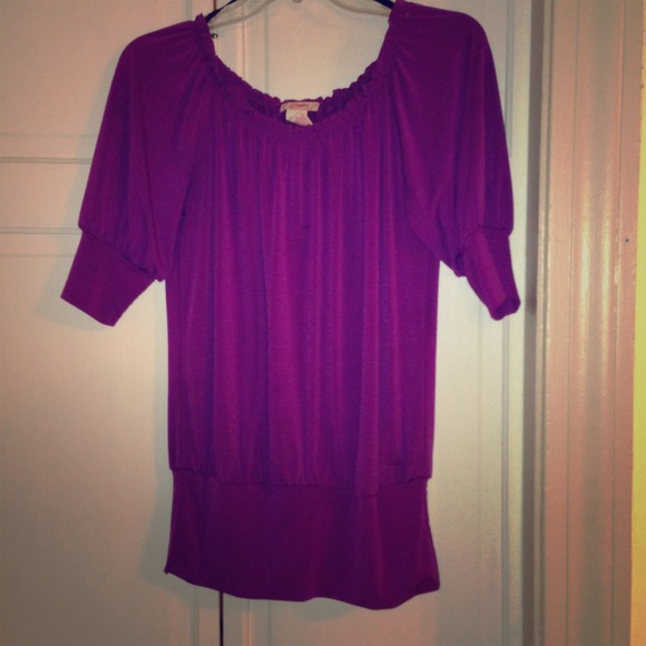 Deep purple shirt