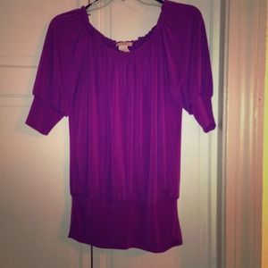 Deep purple shirt