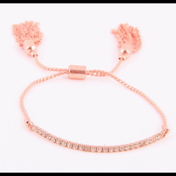 Jewelry - Rose Gold Tassel Bracelet