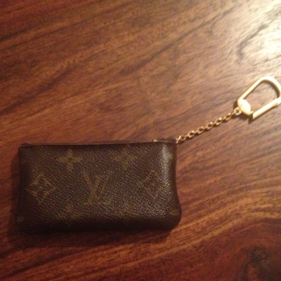 Authentic Louis Vuitton coin purse and key chain