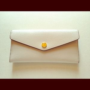 Michael Kors Ivory Saffiano Wallet