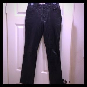 Leather pants, like new.