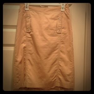 Banana Republic fine-wale corduroy skirt.